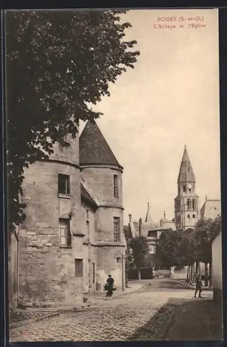 AK Poissy /S.-et-O., L`Abbaye et l`Église