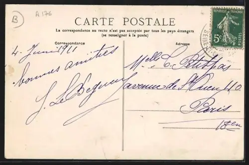 AK La Queue-les-Yvelines /S.-et-O., Le Château, Style Louis XIII