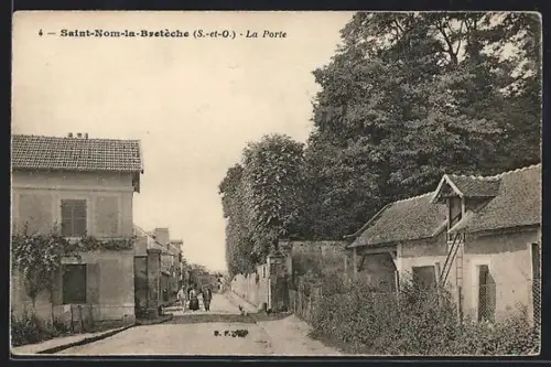 AK Saint-Nom-la-Bretèche /S.-et-O., La Porte