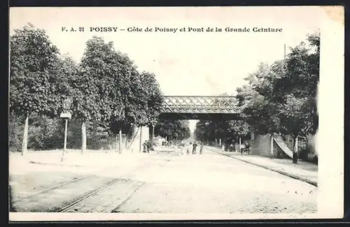 AK Poissy, Côte de Poissy et Pont de la Grande Ceinture