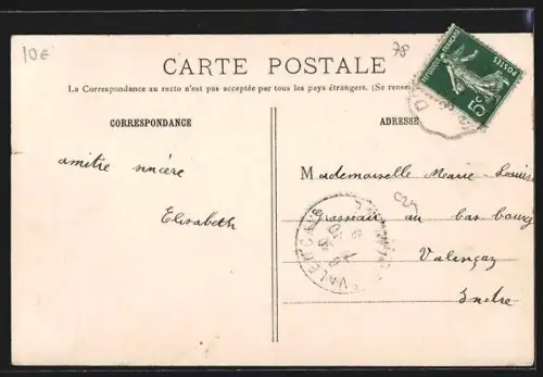 AK Pontchartrain, Le Pontel avec cheval sur la route principale