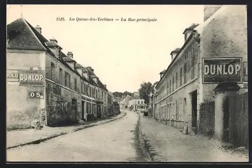 AK La Queue-les-Yvelines, La Rue principale