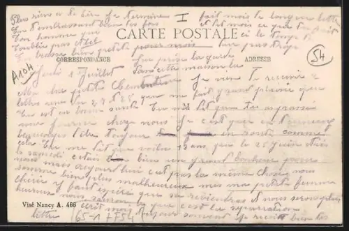 AK Vacqueville /M.-et-M., La Gare