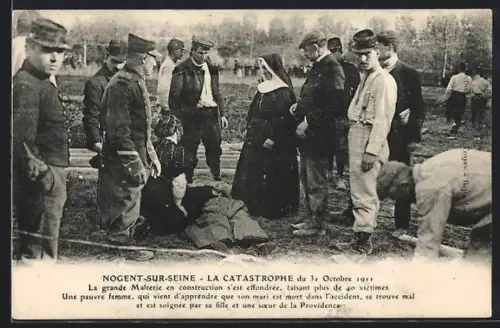 AK Nogent-sur-Seine, Le Catastrophe du 31 Octobre 1911