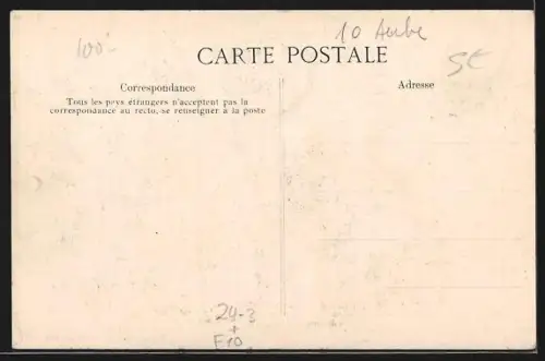 AK Nogent-sur-Seine, Le Catastrophe du 31 Octobre 1911