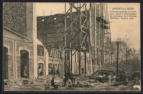 AK Nogent-sur-Seine, La Catastrophe du 31 Octobre 1911