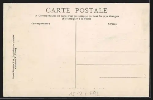 AK Garches, La Porte du Parc de Saint-Cloud, Zeppelin