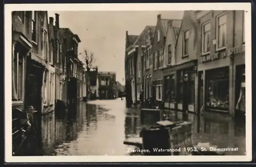 AK Zierikzee, Watersnood 1953, St. Damusstraat