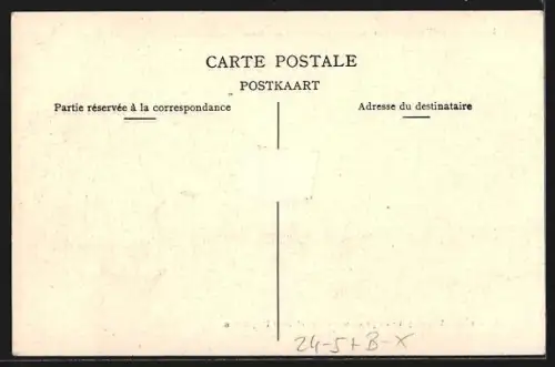 AK Hamme, Inondation de Mars 1906, Depart pour Drij Goten