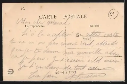 AK Sommesous, La Gare, vue intérieure