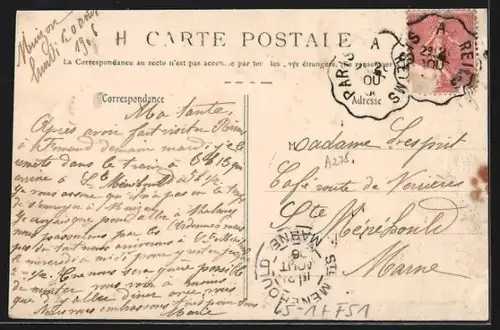 AK Muizon /Marne, La Gare