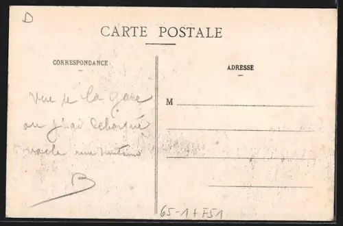 AK Vitry-le-Francois, Intérieur de la Gare