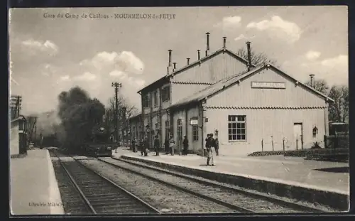 AK Mourmelon-le-Petit, Gare du Camp de Chalons, Bahnhof