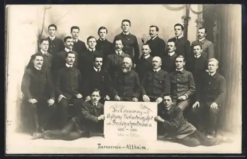AK Altheim, 10 jähriges Gründungsfest des Turnvereins Altheim 1913, Bezirkschauturnen 1913