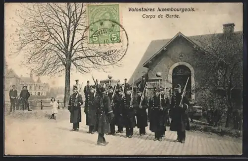 AK Luxembourg, Volontaires luxembourgeois, Corps de Garde