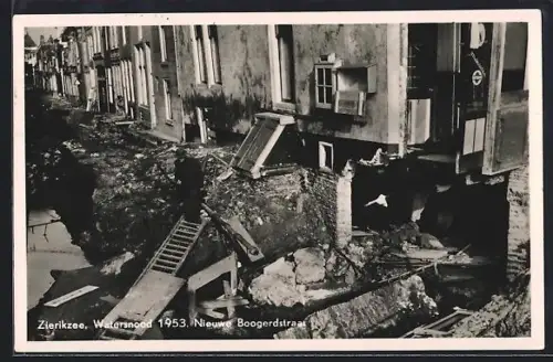 AK Zierikzee, Watersnood 1953, Nieuwe Boogerdstraat