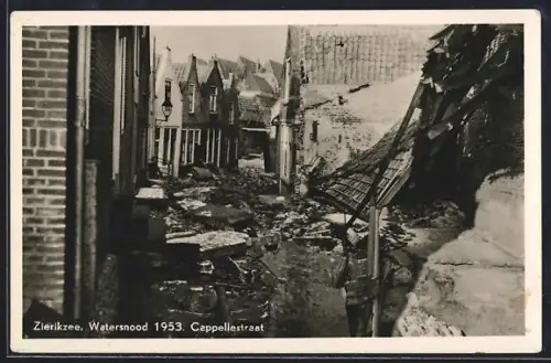 AK Zierikzee, Watersnood 1953, Cappellestraat
