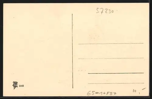 AK Bitsch, Bahnhof mit Bahnsteigen