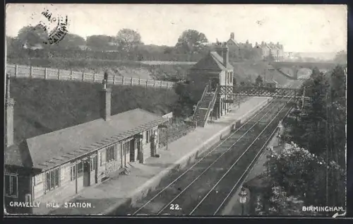 AK Gravelly Hill, Station, Bahnhof