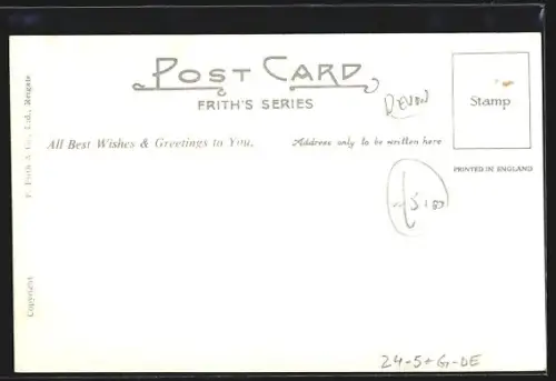 AK Lynmouth, The August 1952 flood, The Main Street, Hochwasser