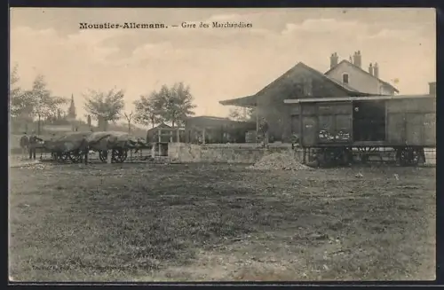 AK Moustier-Allemans, Gare des Marchandises, Bahnhof
