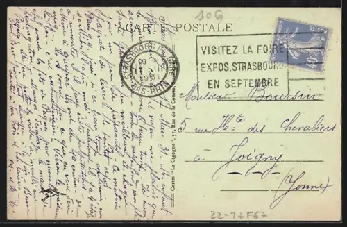 AK Strasbourg, La Synagogue, Synagoge