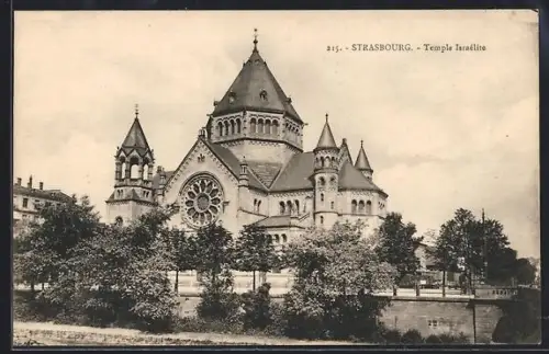 AK Strasbourg, Temple Israélite, Synagoge
