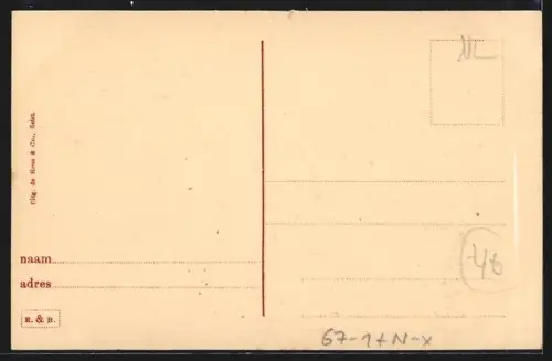 AK Amsterdam, Oud Zeist 1909, Ausstellung