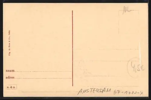 AK Amsterdam, Oud Zeist 1909, Ausstellung