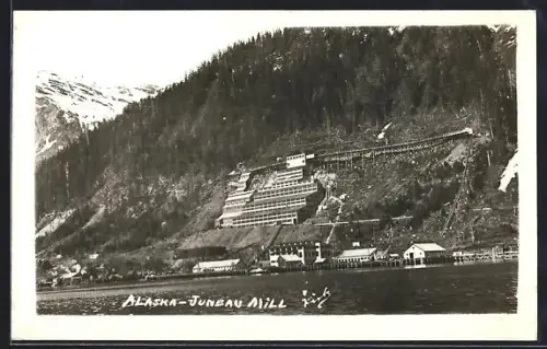 Foto-AK Juneau, AK, Alaska-Juneau Mill, Bergbau