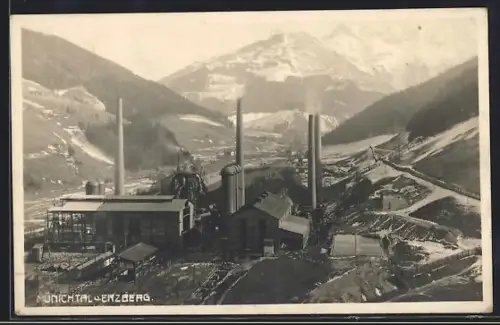 AK Eisenerz /Münichtal, Ansicht vom Bergwerk