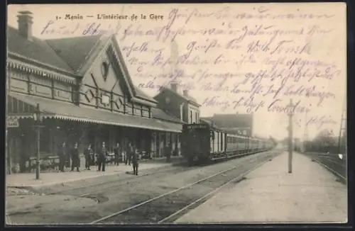 AK Menin, L`intérieur de la Gare
