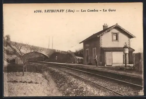 AK Sathonay /Ain, Les Combes, La Gare