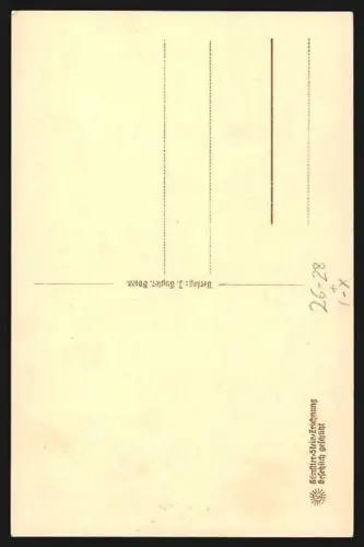 Steindruck-AK Bozen, Schloss Runkelstein