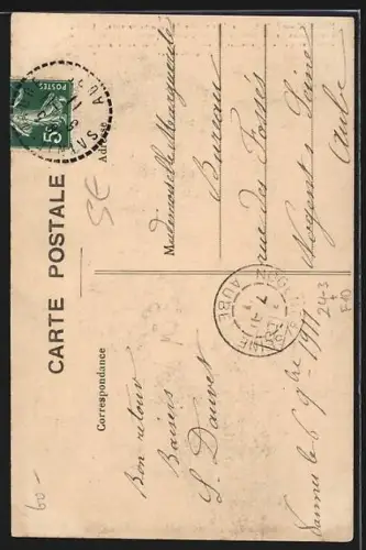 AK Nognet sur Seine, La Catastrophe du 31 Oct. 1911