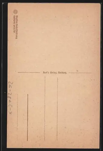 Steindruck-AK Aarburg, Brückenpartie mit Sicht zur Kirche