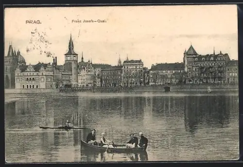 AK Prag / Praha, Franz Josefs-Quai