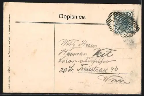 AK Prag / Praha, Národní dívadlo