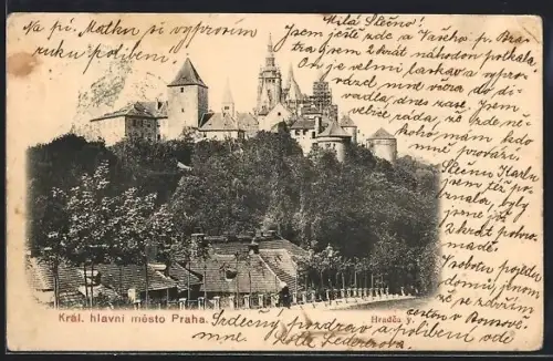 AK Prag / Praha, Král. hlavní mesto Praha, Hradcany