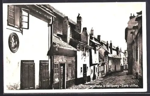 AK Prag, Goldenes Gässchen, Zlata ulicka