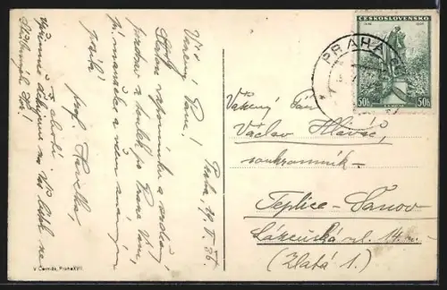 AK Prag / Praha, Hradcany