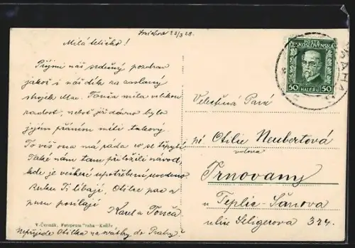 AK Prag / Praha, Hradcany