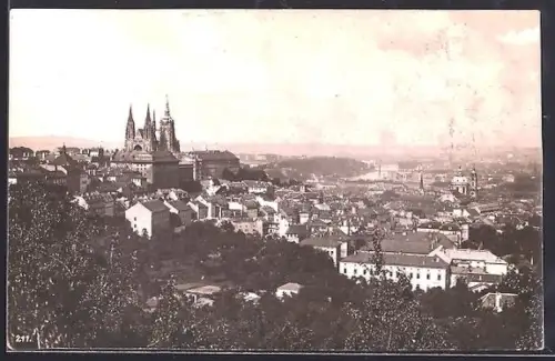 AK Prag / Praha, Gesamtansicht