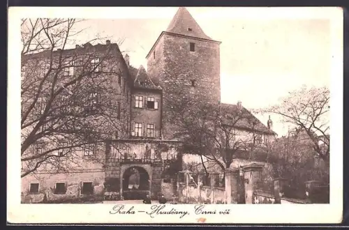 AK Prag / Praha, Hradcany, Cerná vez