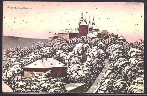 AK Prag / Praha, Hradcany