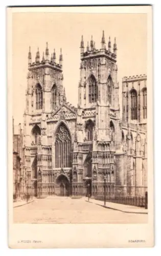Fotografie G. Willis, Scarboro, Ansicht York, Blick zur York Minster