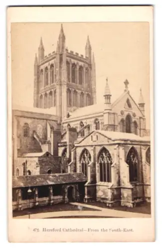 Fotografie F. Bedford, Ansicht Hereford, Hereford Cathedral