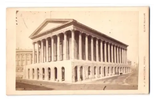 Fotografie H. J. Whitlock, Birmingham, Ansicht Birmingham, the Town Hall