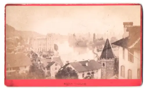 Fotografie F. Charnaux, Geneve, Ansicht Thoune, Blick über die Stadt