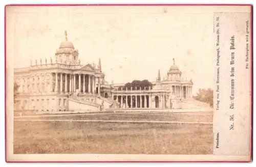 Fotografie Paul Herrmann, Potsdam, Ansicht Potsdam, Die Communs beim neuen Palais